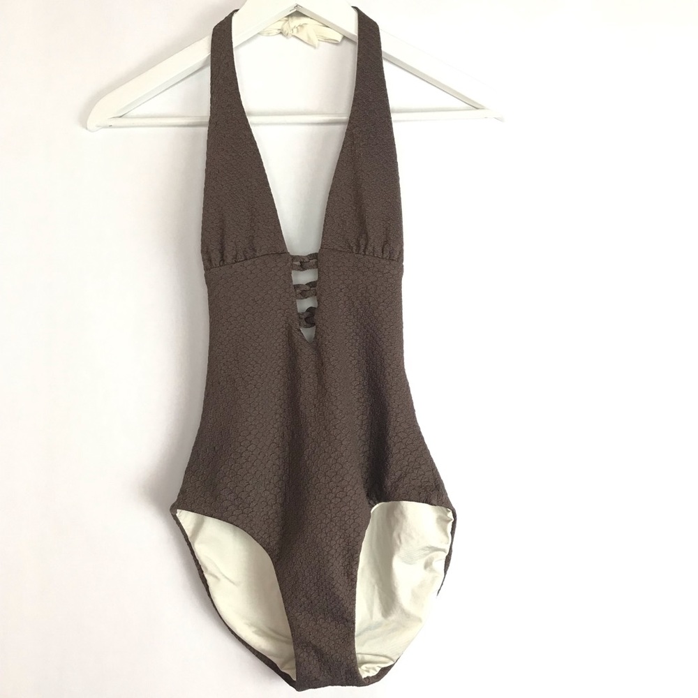 NWOT Maio Swim by Monica Wise Halter One Piece 6